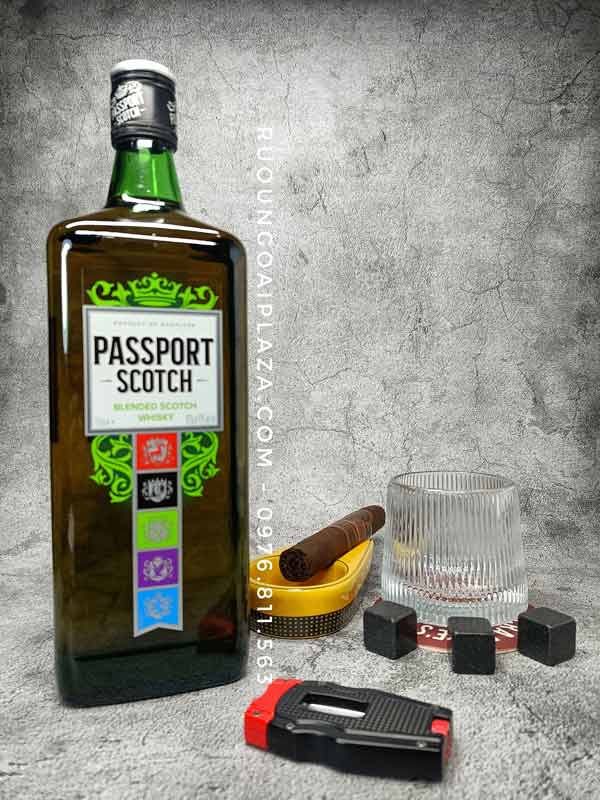 Rượu Whisky Passport Scotland Chai Rượu Nhậu Quốc Dân
