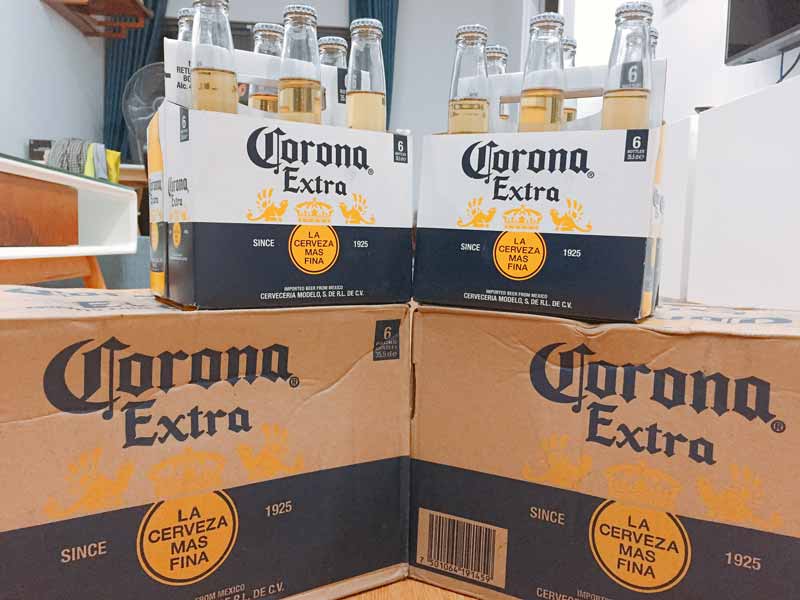 Hình Ảnh Bia Corona Extra Mexico