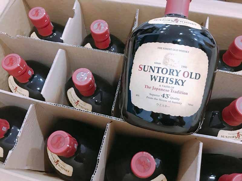 Hình Ảnh Rượu Whisky Nhật Suntory Old