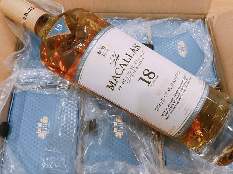 Rượu Ngoại Whisky Macallan 18 Triple Cask Nga
