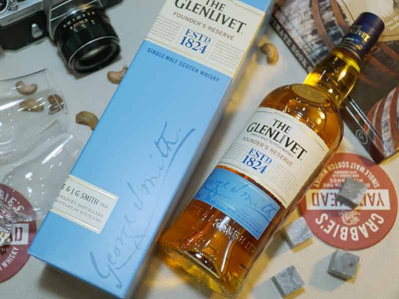 Rượu Whisky Glenlivet Xanh Fournders Reserve
